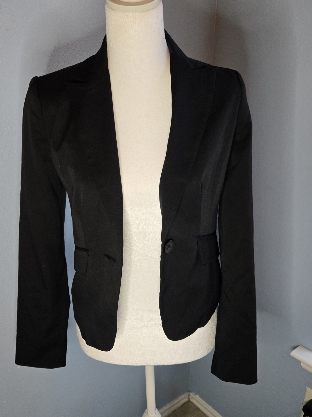 Black Women's Tailored Blazer Jacket